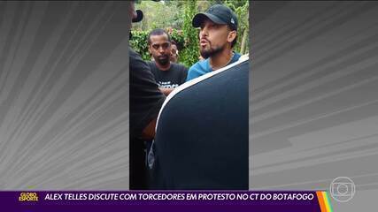 Botafogo informa que Alex Telles está fora contra o Palmeiras